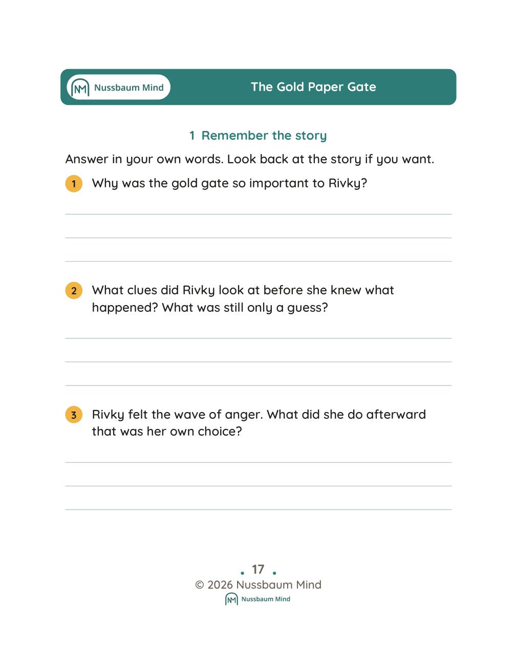 The Gold Paper Gate complete book page 18