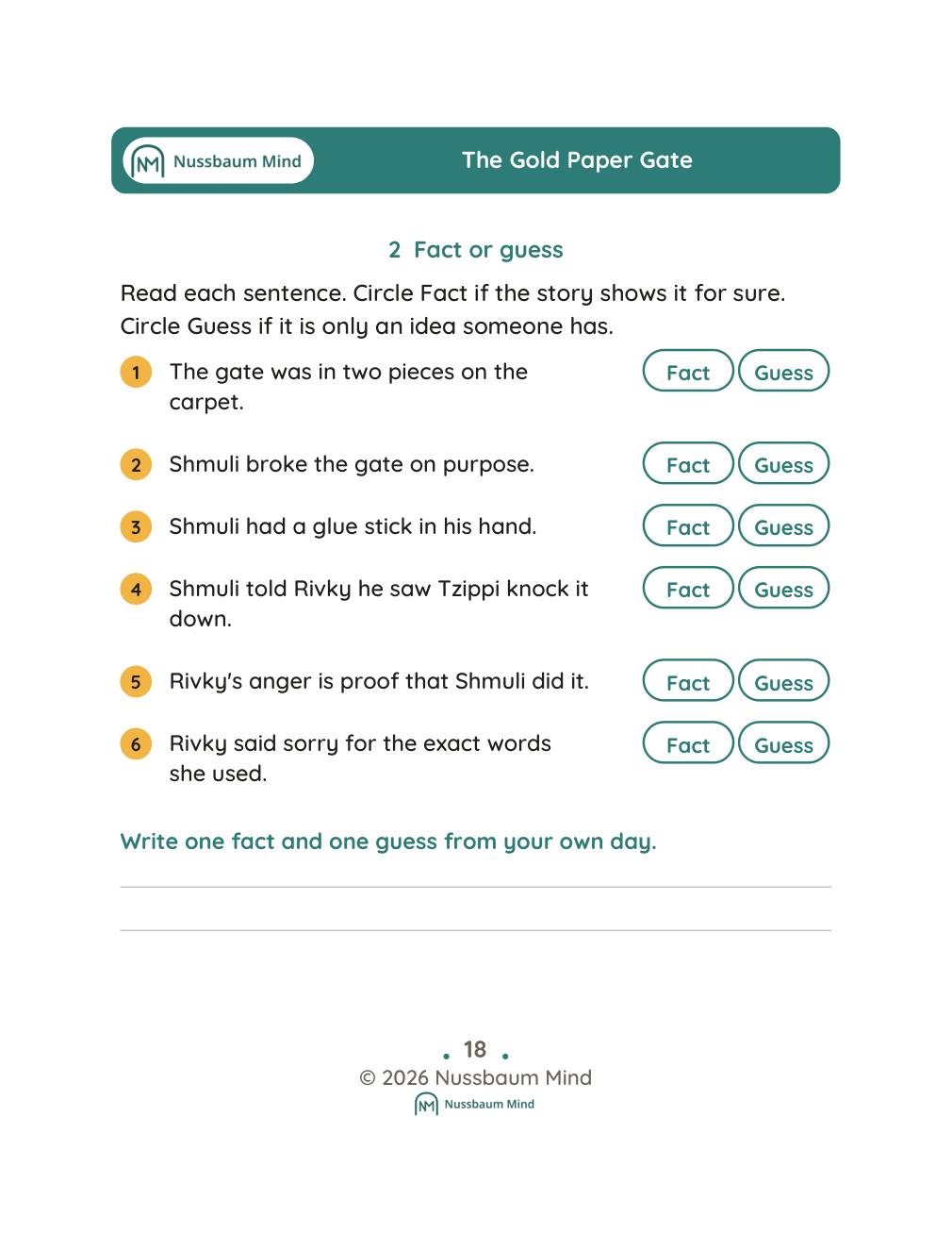 The Gold Paper Gate complete book page 19