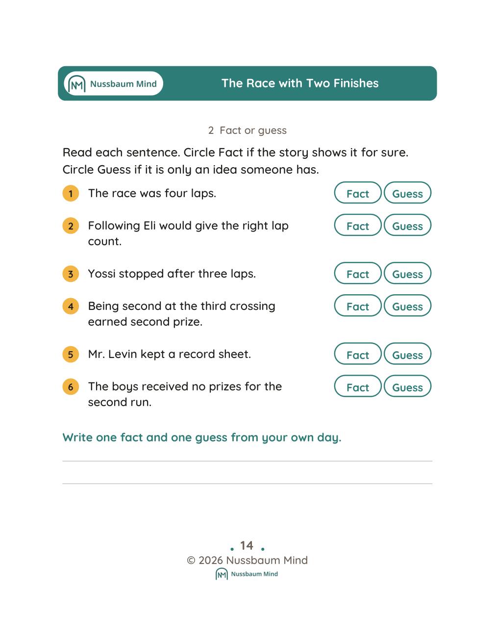 The Race with Two Finishes complete book page 15